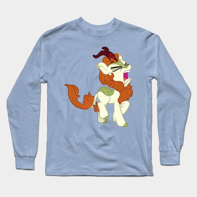 Frustrated Autumn Blaze Long Sleeve T-Shirt by CloudyGlow